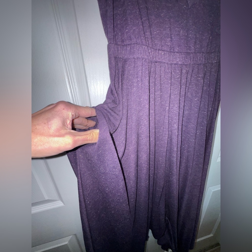 Vera Wang Asymmetrical Purple Dress w/Pockets - Picture 6 of 10